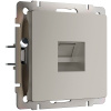 Компьютерная розетка RG45 UTP cat 5e Werkel дымчатый W1281004