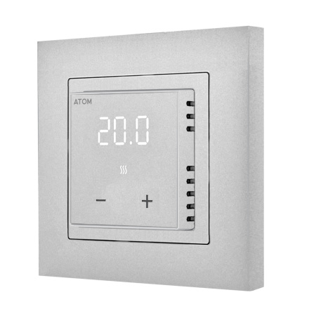 Терморегулятор цифровой ATOM Delta алюминий 16А CN2678