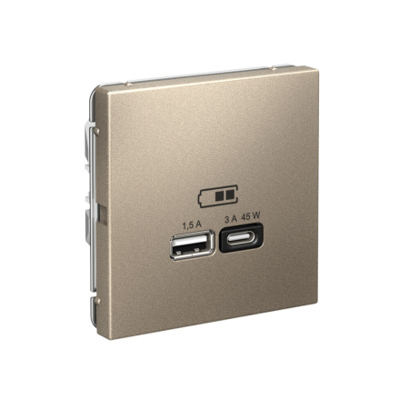 GAL000529 Systeme Electric Schneider Electric ArtGallery цвет шампань