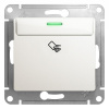 Выключатель карточный Systeme Electric Glossa, перламутр GSL000669