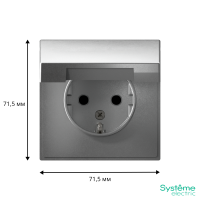 GAL000346 Systeme Electric Schneider Electric ArtGallery цвет алюминий