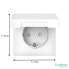 GAL000146S Systeme Electric Schneider Electric ArtGallery цвет белый