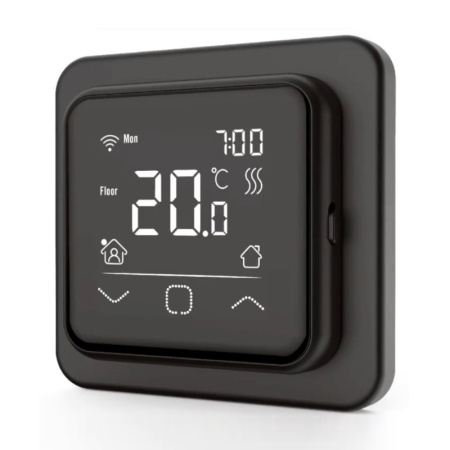 Терморегулятор сенсорный программируемый Ergert FLOOR CONTROL 360 WI-FI black