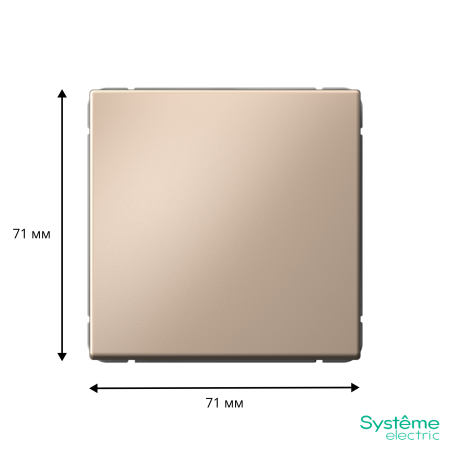 GAL001211 Systeme Electric Schneider Electric ArtGallery цвет песочный