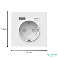 GAL000132 Systeme Electric Schneider Electric ArtGallery цвет белый