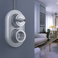 WL19-10-01 Werkel Werkel Retro цвет матовый хром