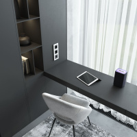 W5120108 Werkel Werkel механизмы черные матовые