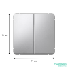 GAL000351 Systeme Electric Schneider Electric ArtGallery цвет алюминий