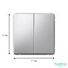 GAL000365 Systeme Electric Schneider Electric ArtGallery цвет алюминий