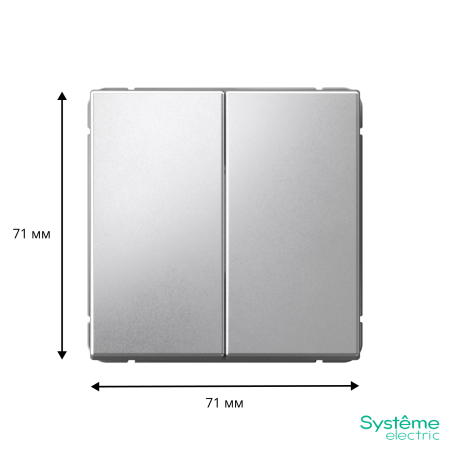 GAL000365 Systeme Electric Schneider Electric ArtGallery цвет алюминий