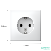 GAL001343 Systeme Electric Schneider Electric ArtGallery цвет лотос