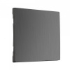 Перекрестный 1-клав выключатель графит рифленый Werkel W1113001 + W1119004