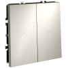 Выключатель для жалюзи Voltum S70 пластик кашемир Soft touch 10А (VLS020703)