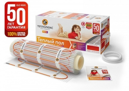 Нагревательный мат для теплого пола Теплолюкс TROPIX-160 MHH 160 Вт 1.0 кв.м