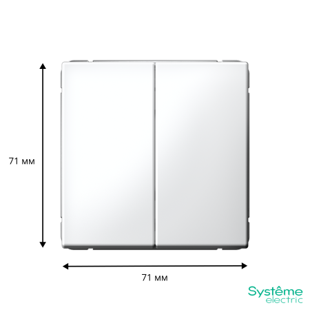 GAL000165 Systeme Electric Schneider Electric ArtGallery цвет белый