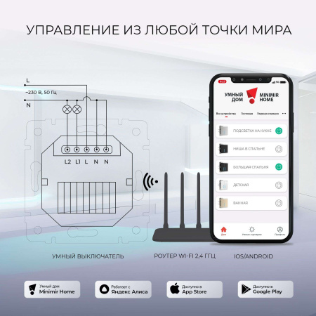 W4520608 Werkel Werkel механизмы сенсорные черные