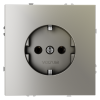 Розетка с заземлением 16А Voltum S70 шелк Soft touch пластик (VLS040104)