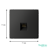 GAL001483 Systeme Electric Schneider Electric ArtGallery цвет базальт