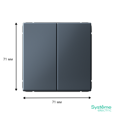 GAL000717 Systeme Electric Schneider Electric ArtGallery цвет грифель