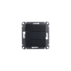 GSL000731 Systeme Electric Schneider Glossa антрацит