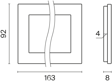 VLS110201 Voltum Рамки Voltum S70 стекло