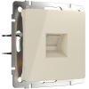 Розетка Ethernet RJ-45 слоновая кость Werkel Встраиваемые механизмы слоновая кость W1181003