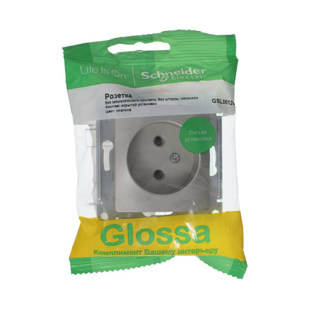 GSL001243 Systeme Electric Schneider Glossa платина