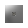 TV Розетка оконечная 1DB Systeme Electric ArtGallery, сталь GAL000991