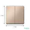 GAL001217 Systeme Electric Schneider Electric ArtGallery цвет песочный